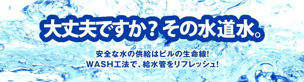 給水管洗浄清掃